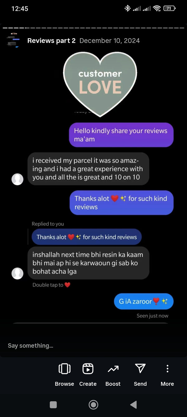 Customer review 50