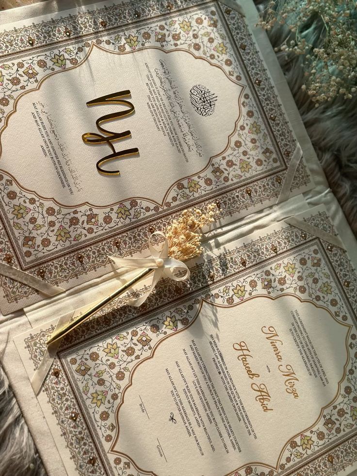Nikkah Nama Booklet