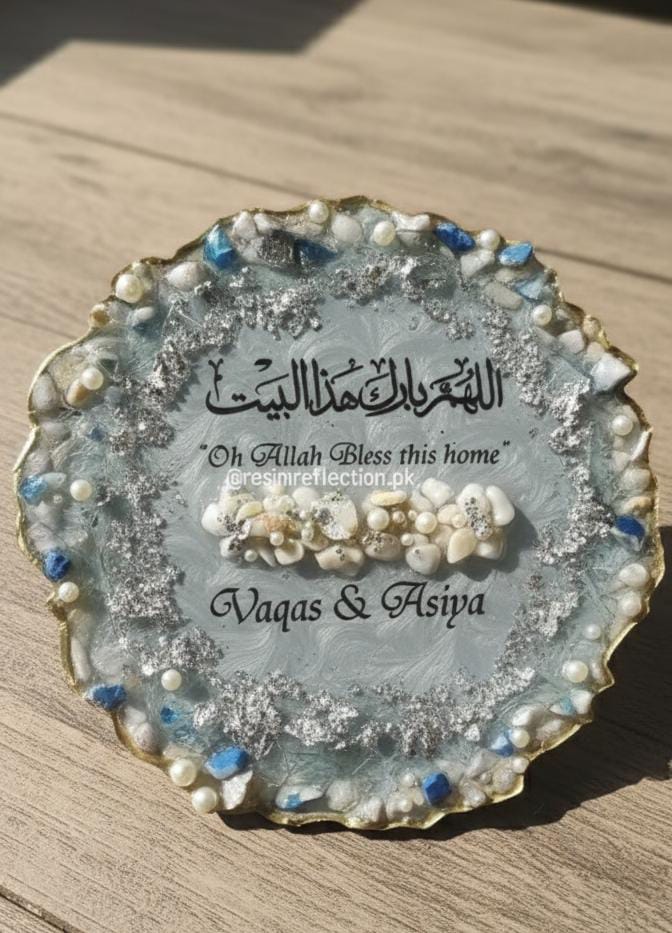 Resin home name plate, home name plaque 