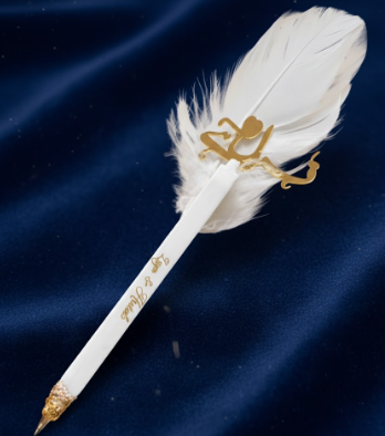 Resin Nikkah pen white 