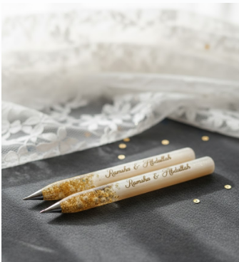 Resin Nikkah Pens Without Feather