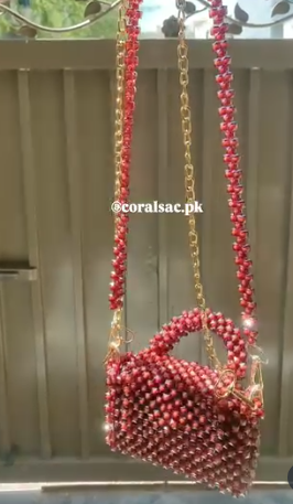 Brown Crystal Beautiful beaded bags, handcrafted, handbag, Purse