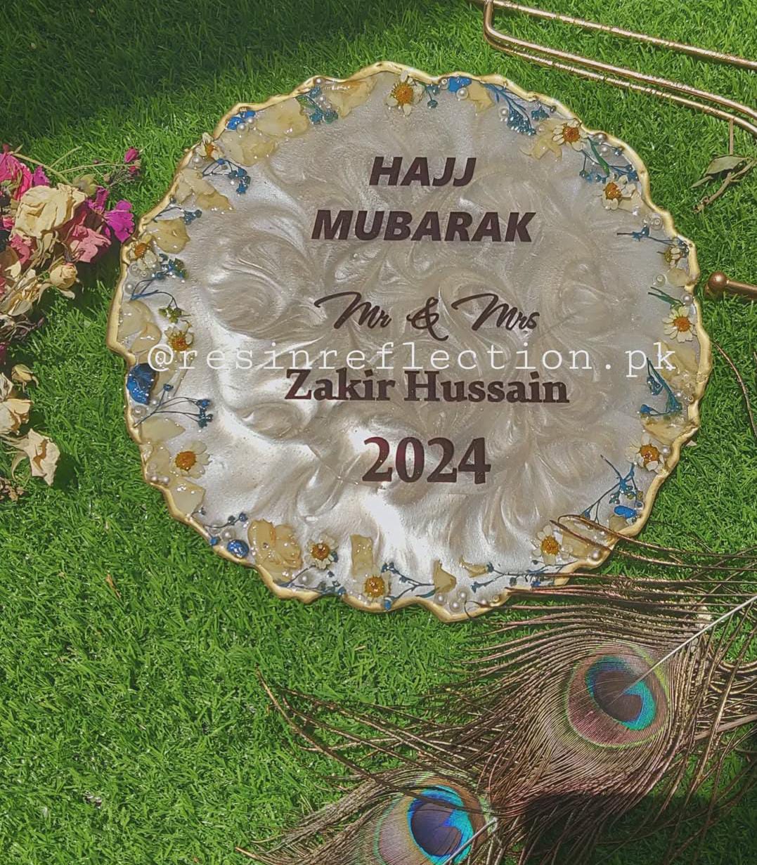 Resin Umrah/Hajj frames/plaques