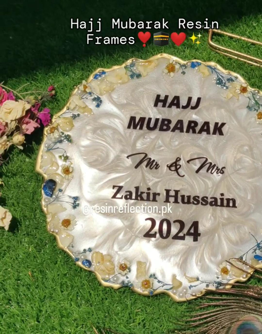 Resin Umrah/Hajj frames/plaques