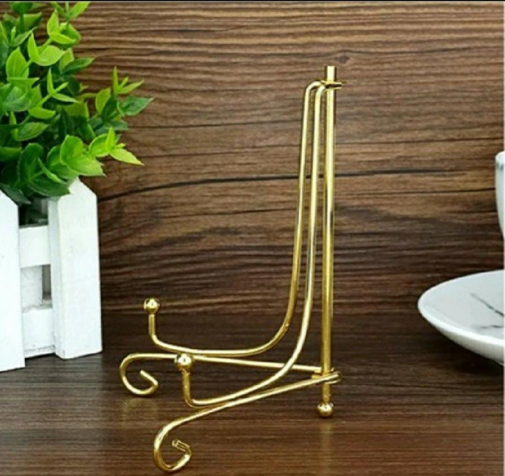 Metal Hoop Stand For Resin Plates Golden/Silver