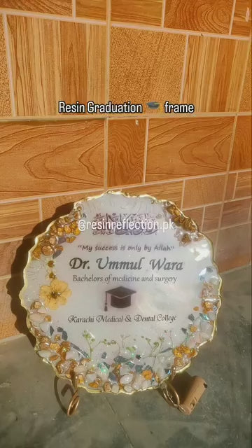graduation resin frame