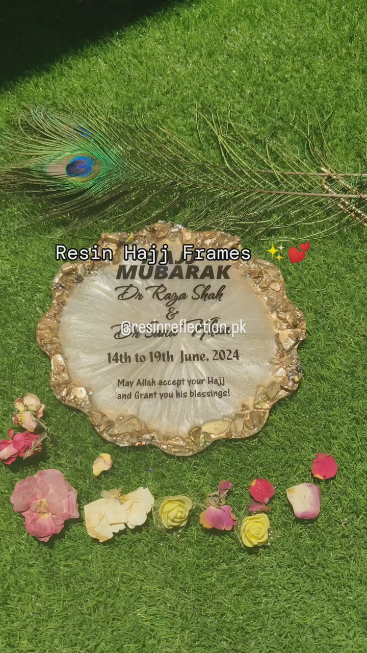 Resin Umrah/ Hajj Plaque/Frame