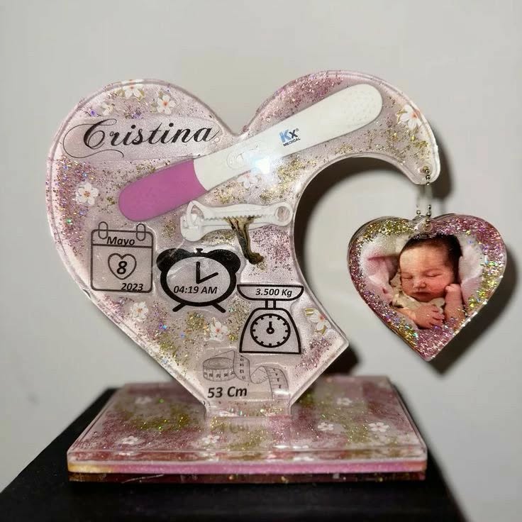 Heart Shape Different Variants Resin Anniversary/Birthday/Baby Items Photo Frame