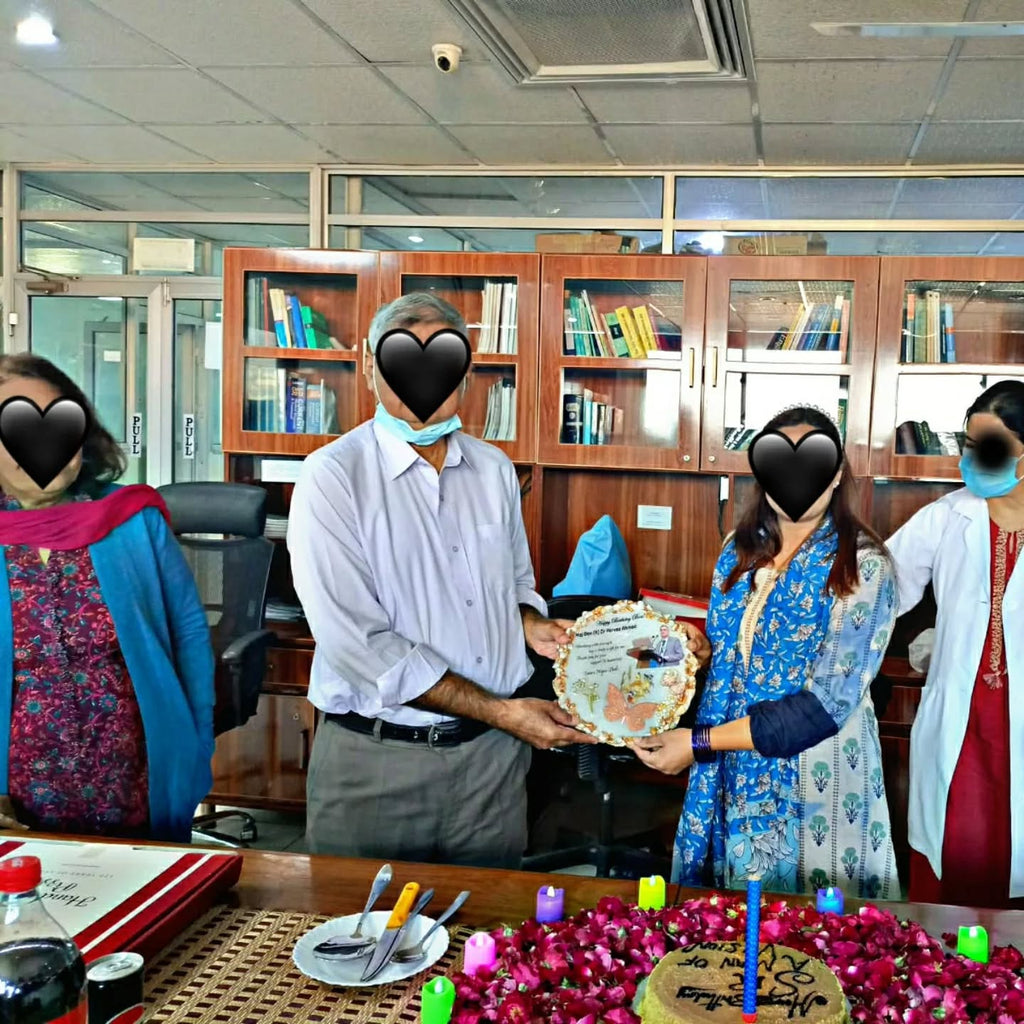 Resin Anniversary/Birthday Photo Frame