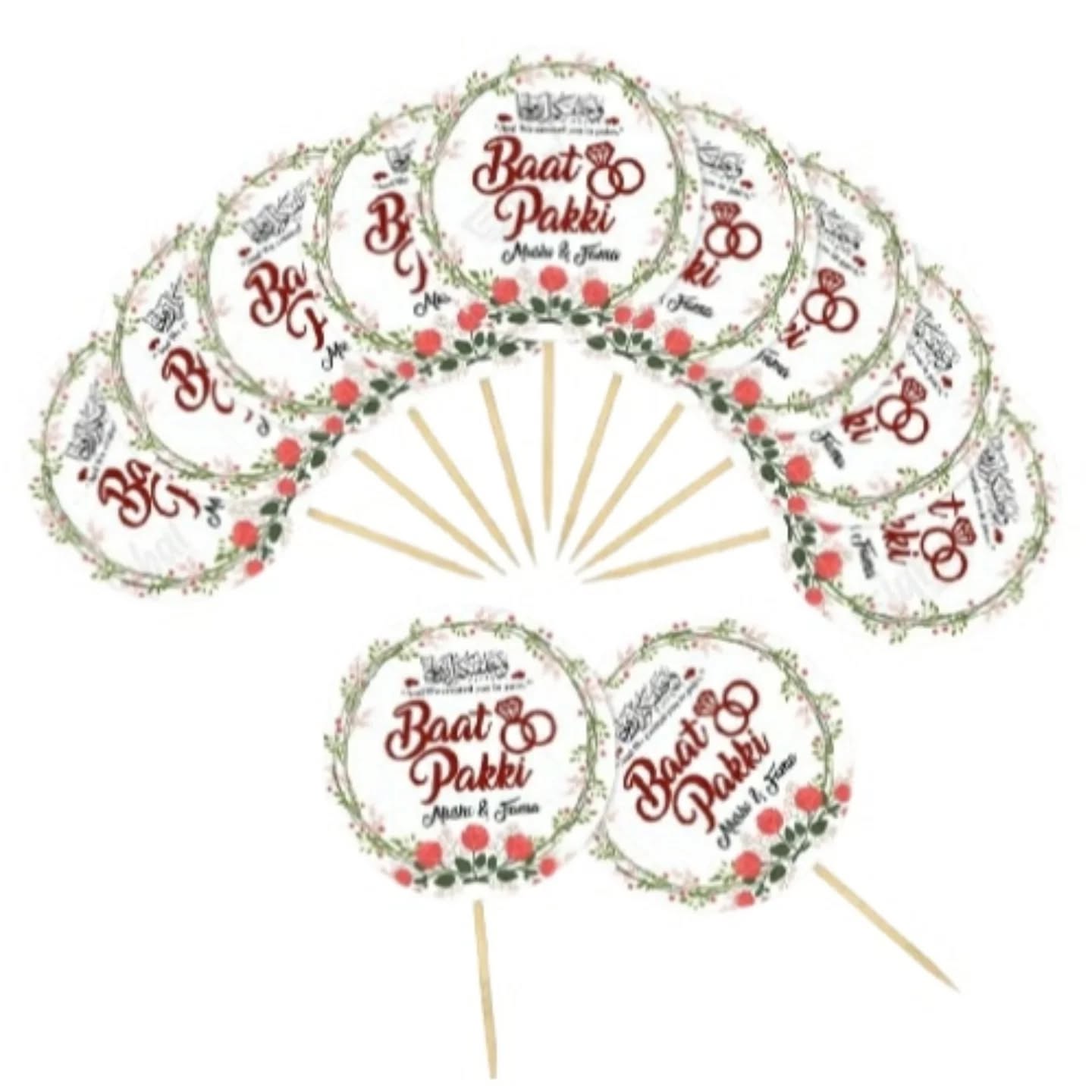 Sweet Props, Sweet Toppers, Pack Of 10