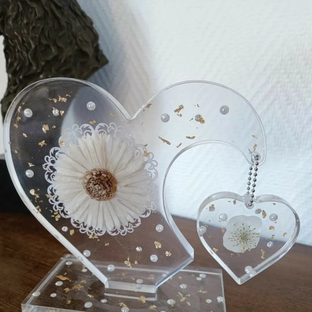 Heart Shape Different Variants Resin Anniversary/Birthday/Baby Items Photo Frame