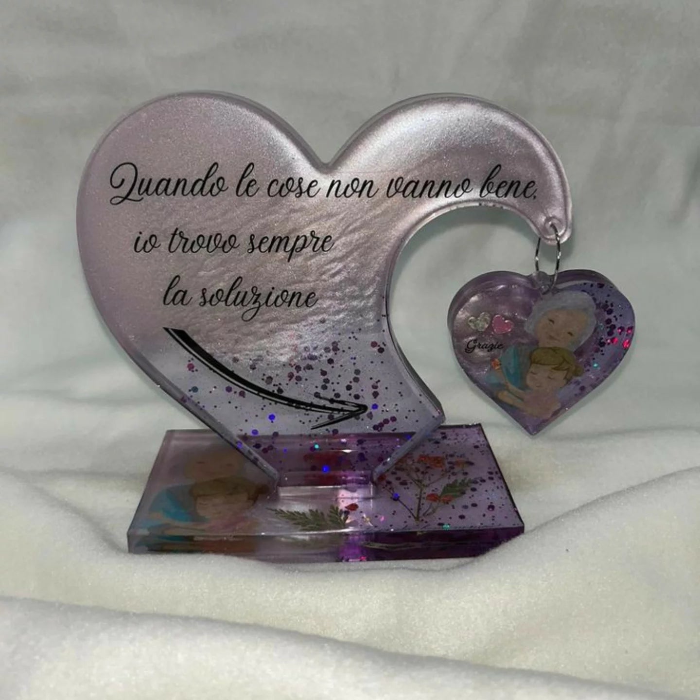 Heart Shape Different Variants Resin Anniversary/Birthday/Baby Items Photo Frame