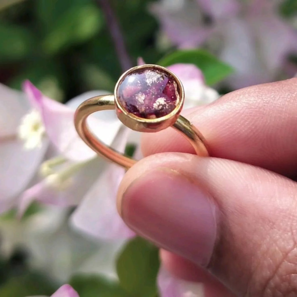 Stainless Steel Ring Preserve What You Love — Forever in Resin Art Frame/jewelry